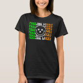 Feeling Lucky Irish Flag Shamrock Leaf St Patrick' T-Shirt (Vorderseite)