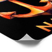 Feeling Nauti Funny Sailing And Boating  Poster (Ecke)