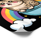 Feeling Nervous Might Have To Poop Soon Funny Cat Poster (Ecke)