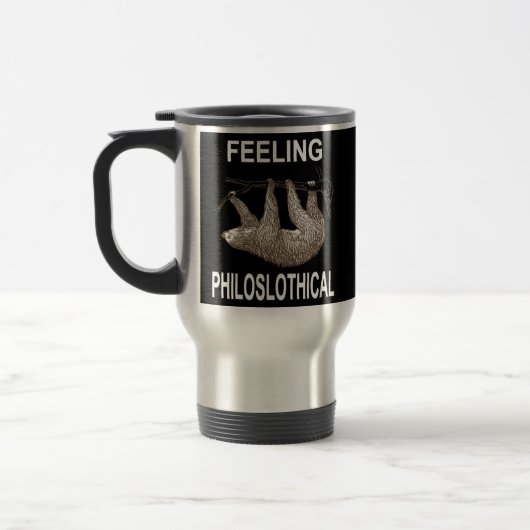 Feeling Philoslothical Funny Sloth For Men Women Reisebecher (Links)