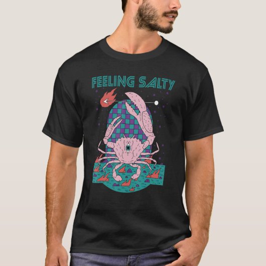 Feeling Salty Mystic Crab Crawfish Sea animal T-Shirt (Vorderseite)