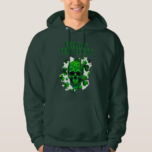 Feeling Very Lucky St Patrick’s Day -  Moletons Hoodie (Vorderseite)