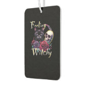 Feeling Witchy Black Cat Classic T-Shirt Autolufterfrischer (Links)