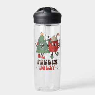 Feelin'Jolly Christmas Hot Cacoa Groovy Trinkflasche