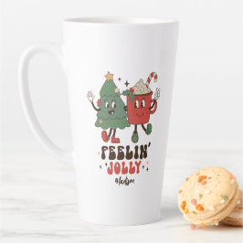 Feelin's Joli Weihnachtsfeiertage Funny Retro Name Milchtasse