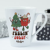 Feelin's Joli Weihnachtsfeiertage Funny Retro Name Milchtasse