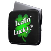 Feelin's Lucky? Laptopschutzhülle (Vorderseite Links)