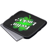 Feelin's Lucky? Laptopschutzhülle (Vorne Knopf)