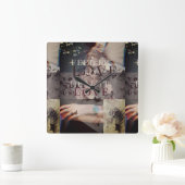 FeelIt Quadratische Wanduhr (Zuhause)