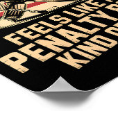 Feels Like A Penalty Box Kind Of Day _27  Poster (Ecke)