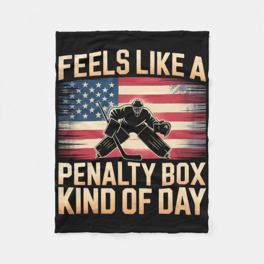 Feels Like A Penalty Box Kind Of Day _7  Fleecedecke (Vorderseite)