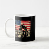 Feels Like A Penalty Box Kind Of Day Funny Hockey  Kaffeetasse (Links)