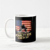 Feels Like A Penalty Box Kind Of Day Funny Hockey Kaffeetasse (Links)