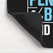Feels Like A Penalty Box Kind Of Day Funny Hockey Mousepad (Ecke)