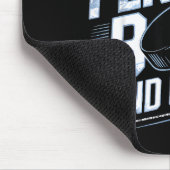 Feels Like A Penalty Box Kind Of Day Funny Hockey Mousepad (Ecke)