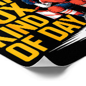 Feels Like A Penalty Box Kind Of Day Funny Hockey  Poster (Ecke)