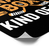 Feels Like A Penalty Box Kind Of Day Funny Hockey  Poster (Ecke)