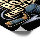 Feels Like A Penalty Box Kind Of Day Funny Hockey  Poster (Ecke)