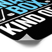 Feels Like A Penalty Box Kind Of Day Funny Hockey Poster (Ecke)