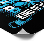 Feels Like A Penalty Box Kind Of Day Funny Hockey  Poster (Ecke)