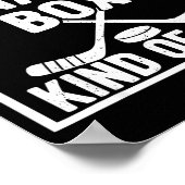 Feels Like A Penalty Box Kind Of Day Hockey Player Poster (Ecke)