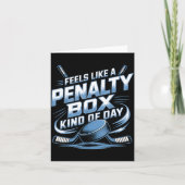 Feels Like A Penalty Box Kind Of Day  Karte (Vorderseite)