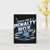 Feels Like A Penalty Box Kind Of Day Karte (Gelbe Blume)