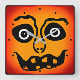 Feels Like Halloween Wall Clock by Julie Everhart Quadratische Wanduhr