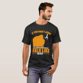 Feels To Fly Cliff Diving Extreme Jumping Cliff Di T-Shirt (Vorne ganz)