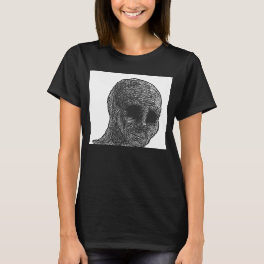 Feels Typ Wojak Meme Doomer 1 T-Shirt (Vorderseite)