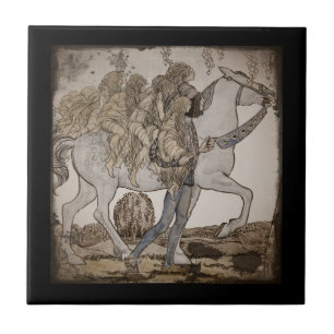 Feen am Weißen Pferd Fliese