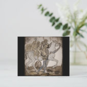 Feen am Weißen Pferd Postkarte (Stehend Vorderseite)