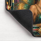 Feen, Art Deco Mythisch Mousepad (Ecke)