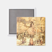 Feen Arthur Rackham Magnet (Vorderseite/Rückseite)