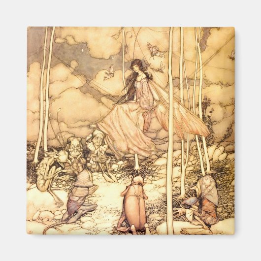 Feen Arthur Rackham Magnet (Vorne)