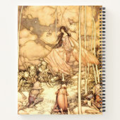 Feen Arthur Rackham Notizblock (Rückseite)