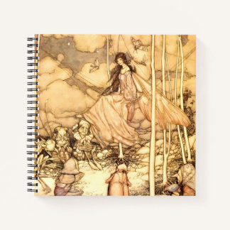 Feen Arthur Rackham Notizblock