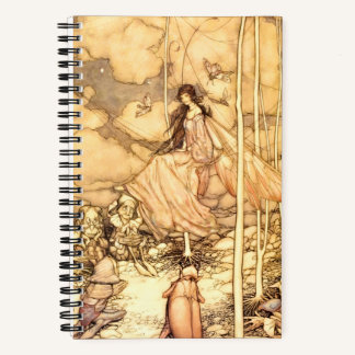 Feen Arthur Rackham Notizblock