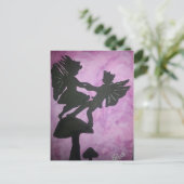 Feen auf Mushroon.jpg Postkarte (Stehend Vorderseite)