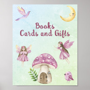 Feen-Baby-Party Bücher, Karten und Geschenke Poster