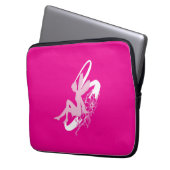 Feen-Blumen-Elektronik-Tasche Laptopschutzhülle (Vorderseite Links)