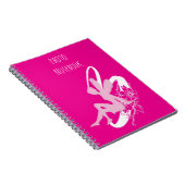 Feen-Blumen-Spiral-Fotobuch Notizblock (Rechte Seite)