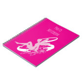 Feen-Blumen-Spiral-Fotobuch Notizblock (Linke Seite)