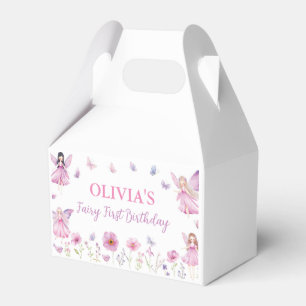 Feen-Blumengarten-Schmetterling Geburtstag Geschenkschachtel