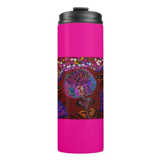 Feen-Blumenparty Thermosbecher (Vorderseite)