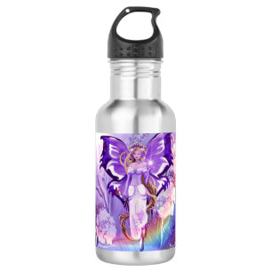 Feen des violetten Sonnenlichts Edelstahlflasche