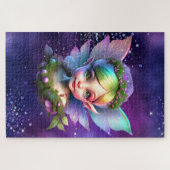 Feen-Elfen-Kinder-Geburtstags-Puzzle Puzzle (Horizontal)