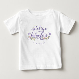 Feen Erstes Geburtstags Mädchen Baby T-Shirt