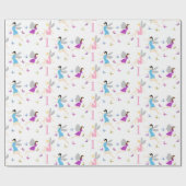 Feen-Erstgeburtstag Geschenkpapier (Flach)