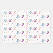 Feen-Erstgeburtstag Geschenkpapier Set (Vorderseite)